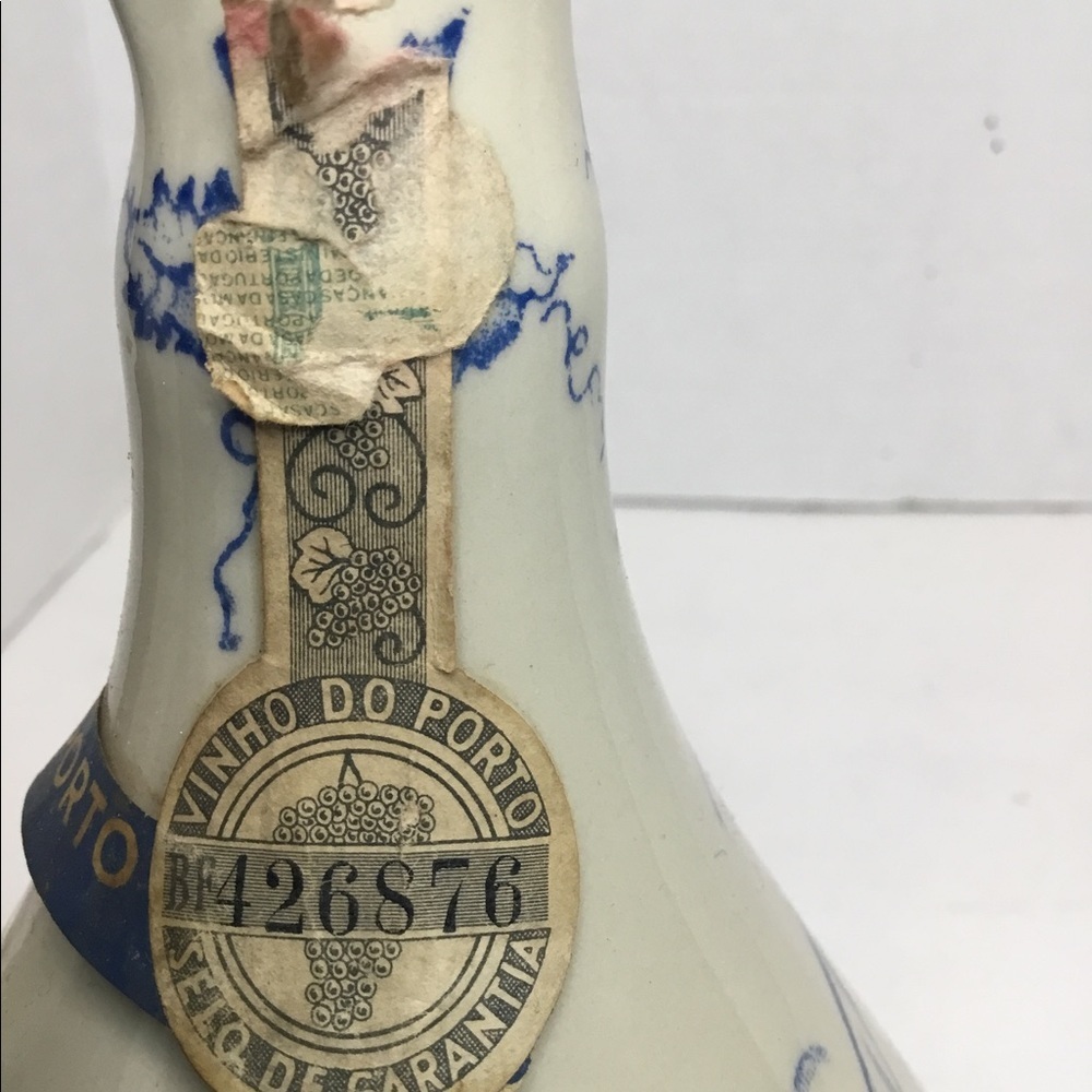 Vintage Real Vinicola Ceramic Wine Decanter Bottle Savacem Portugal Gilman & CTA - Picture 11 of 16